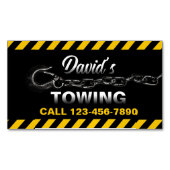Towing Truck Car Hauling Service Magnetisch Visitekaartje (Voorkant)