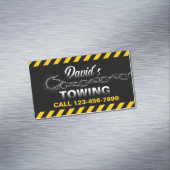 Towing Truck Car Hauling Service Magnetisch Visitekaartje (Voorbeeld)