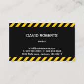 Towing Truck Car Hauling Service Visitekaartje (Achterkant)