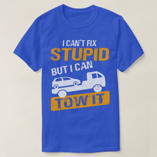 Towing van vrachtwagenchauffeur Twing Tuck Service T-shirt (Design voorkant)