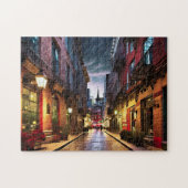  Town 1 Easy Brain Art Puzzels Foto Puzzel (Horizontaal)