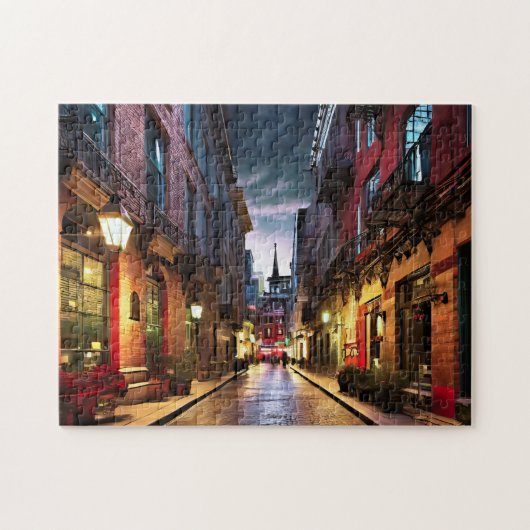  Town 1 Easy Brain Art Puzzels Foto Puzzel (Horizontaal)