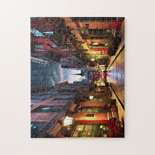  Town 1 Easy Brain Art Puzzels Foto Puzzel (Verticaal)