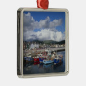 Town and Harbour, Dingle, County Kerry Metalen Ornament (Rechts)