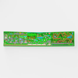 Town-Campground-Safari Wegen voor Auto's 2.5x12Ban Spandoek