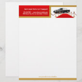 Town Car Letterhead Gepersonaliseerd Briefhoofd (Voorkant / Achterkant)