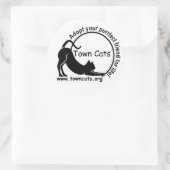 Town Cats Promo Sticker (Tas)