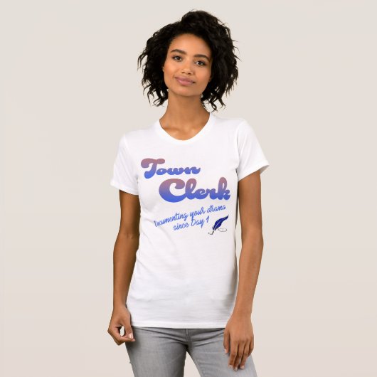 Town Clerk T-shirt (Voorkant volledig)