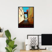 Town & Country Center Palm Springs CA Poster (Thuiskantoor)