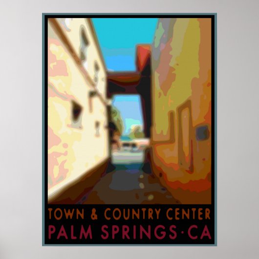 Town & Country Center Palm Springs CA Poster (Voorkant)