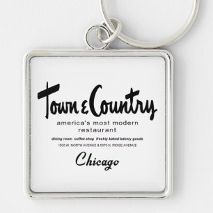 Town & Country Restaurants, Chicago, IL Sleutelhanger