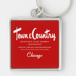 Town & Country Restaurants, Chicago, IL Sleutelhanger