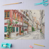  Town Downtown-deportpapier Tissuepapier (Craft)