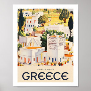 Town  Griekenland Travel Posters