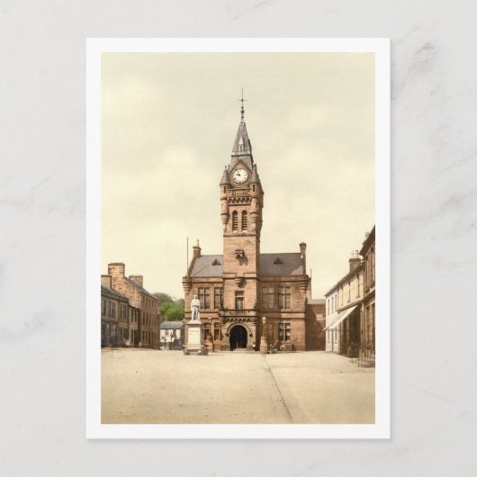 Town Hall, Annan, Dumfries en Galloway, Schotland Briefkaart (Voorkant)