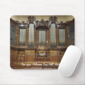 Town Hall, Melbourne Australia pipe organ mousepad Muismat (Met muis)