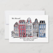 Town Homes Moving Announcement Aankondiging (Voorkant)