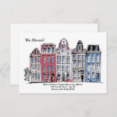 Town Homes Moving Announcement Aankondiging (Voorkant / Achterkant)