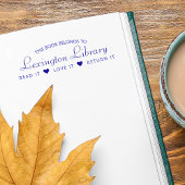 Town Library Lees het liefste van hem Zelfinktende Stempel