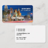 Town Mayor Visitekaartje (Voorkant / Achterkant)