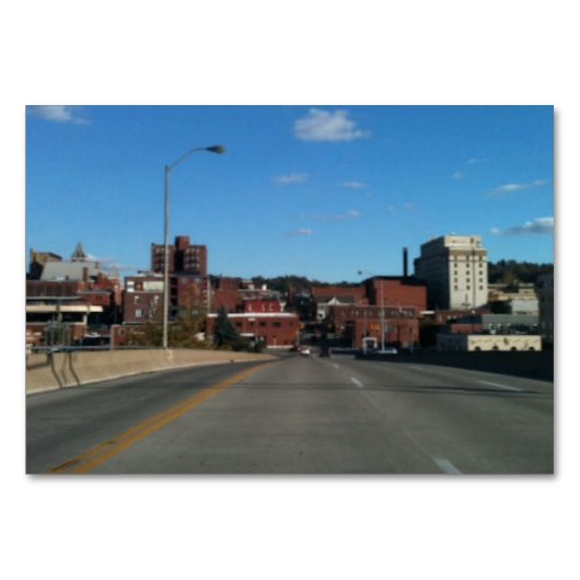Town Morgantown Reading Flashcards for Adults Kaart (Voorkant)
