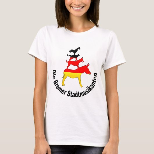 Town Musicians of Bremen T-shirt (Voorkant)