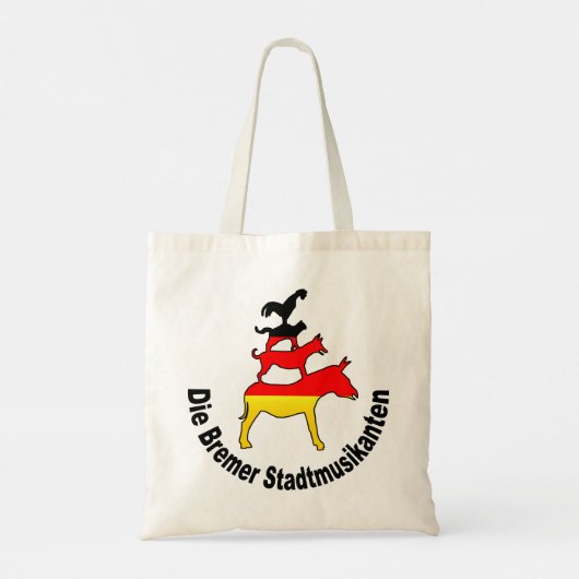 Town Musicians of Bremen Tote Bag (Achterkant)