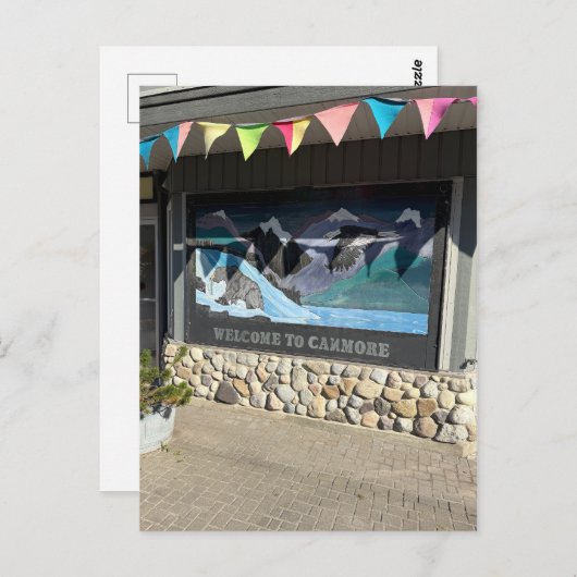 Town of Canmore in Alberta Canada Briefkaart (Voorkant / Achterkant)