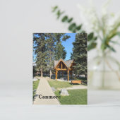 Town of Canmore in Alberta Canada Feestdagenkaart (Staand voorkant)
