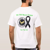 Town of Newtown Tribute T-Shirt (Achterkant)