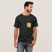 Town pixel logo  t-shirt (Voorkant volledig)