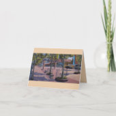 Town Plaza Art Note Card Bedankkaart (Voorkant)