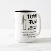 Town Pump Restaurant, Chicago, Verenigde Staten Tweekleurige Koffiemok (Voorkant rechts)