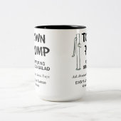 Town Pump Restaurant, Chicago, Verenigde Staten Tweekleurige Koffiemok (Center)