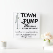 Town Pump Restaurant, Chicago, Verenigde Staten Vierkante Klok (Huis)