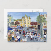 Town Square in Bourgogne Briefkaart (Voorkant / Achterkant)