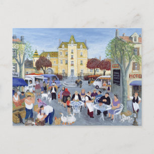 Town Square in Bourgogne Briefkaart
