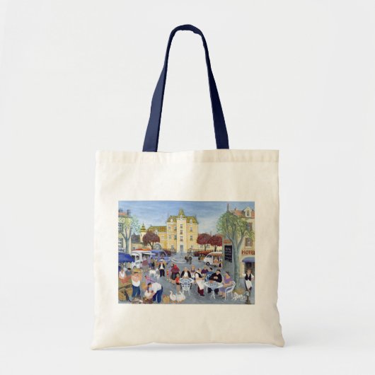 Town Square in Bourgogne Tote Bag (Voorkant)