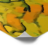 Town Street, Matisse Style Poster (Hoek)