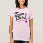 Town Walsh ondersteunt borstkankervoorlichting T-shirt (Voorkant)