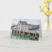 Town wharf Februari Kaart (Gele Bloem)