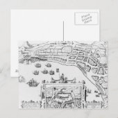 Towne en Platforme van Fayall Briefkaart (Voorkant / Achterkant)