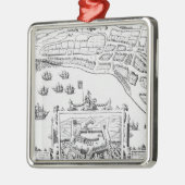 Towne en Platforme van Fayall Metalen Ornament (Links)