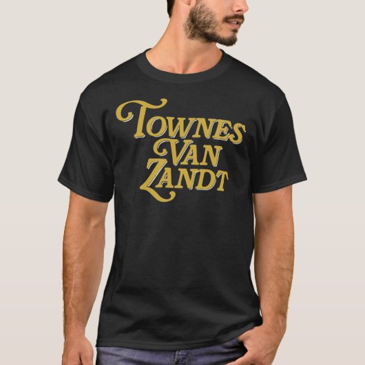 Townes Van Zandt Essential  T-shirt (Voorkant)