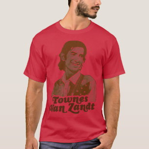 Townes Van Zandt Live vliegt Retro FanArt 1 T-shirt