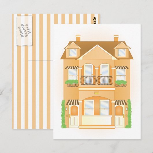 Townhouse Briefkaart (Voorkant / Achterkant)