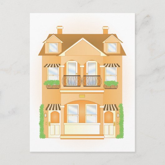 Townhouse Briefkaart (Voorkant)