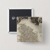 Towns Vierkante Button 5,1 Cm (Voorkant /achterkant)