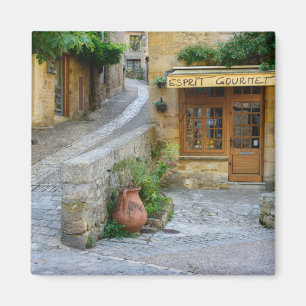 Townscape in Dordogne, France magnet