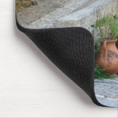 Townscape in Dordogne, France mousepad Muismat (Hoek)